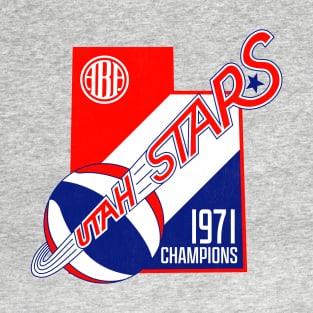 Defunct Utah Stars 1971 ABA Champs T-Shirt